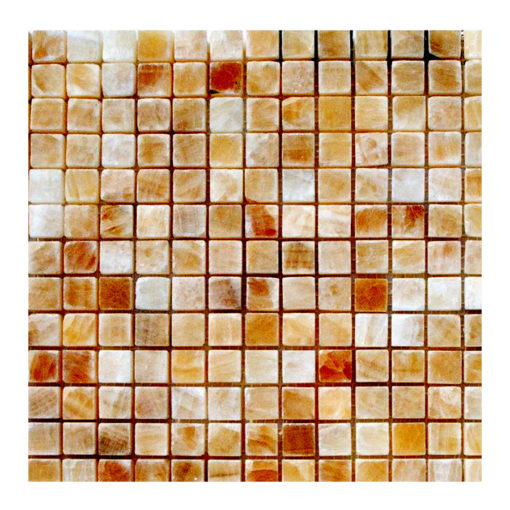 Honey Onyx 5/8″x5/8″ Mosaic Polished