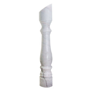 White Marble Round Angle Banister