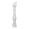 White Marble Square Angle Banister